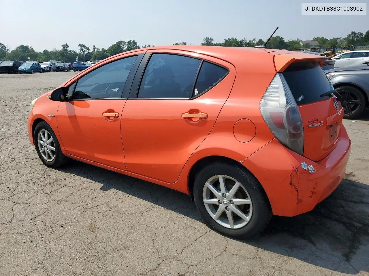 2012 Toyt Prius C VIN: JTDKDTB33C1003902 Lot: 60701936