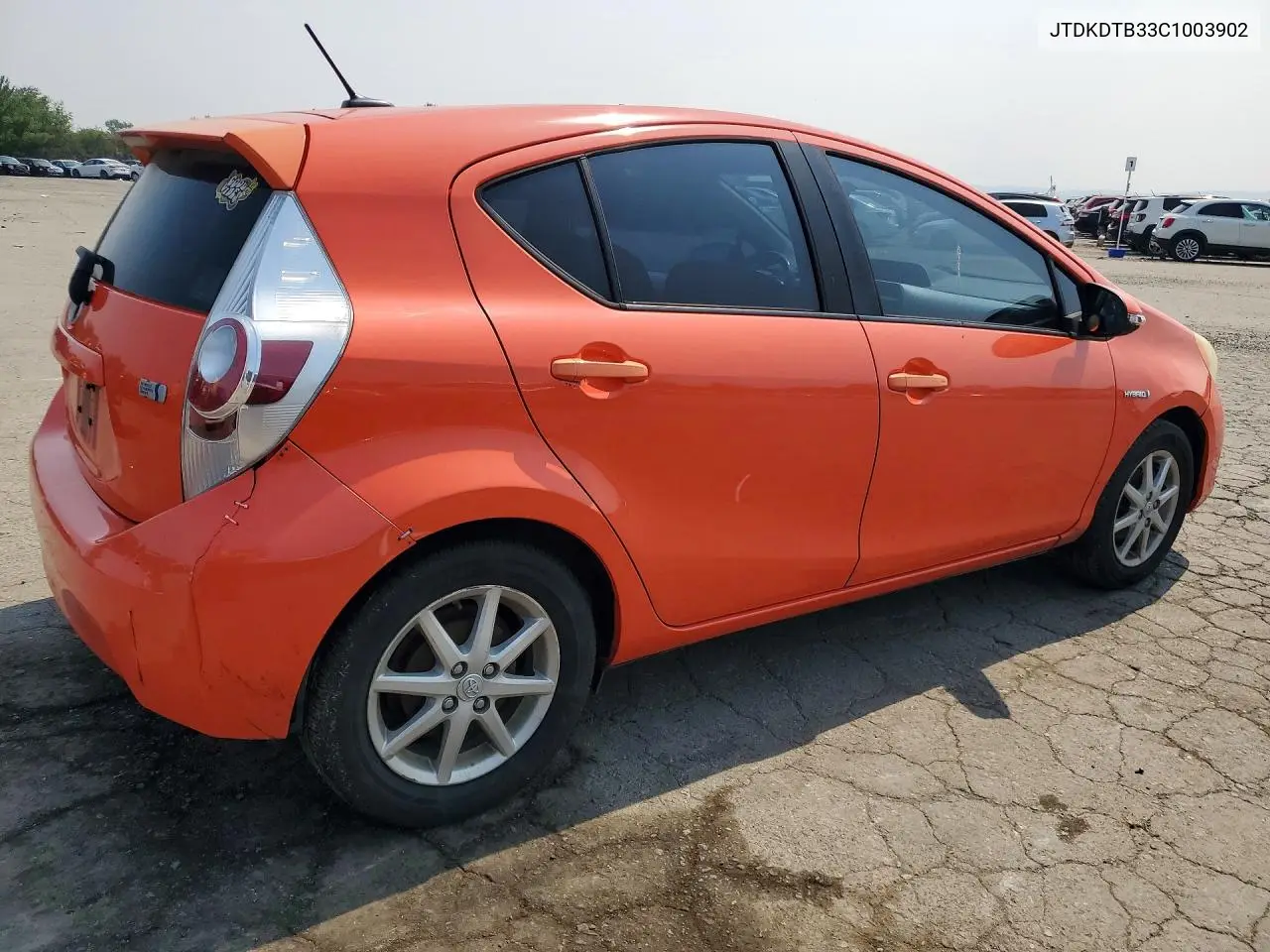 2012 Toyt Prius C VIN: JTDKDTB33C1003902 Lot: 60701936