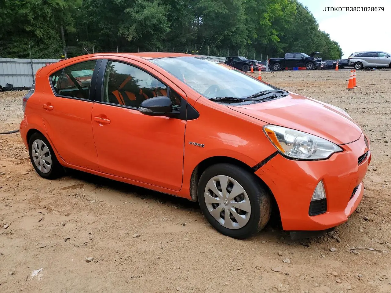 2012 Toyota Prius C Two VIN: JTDKDTB38C1028679 Lot: 60743786
