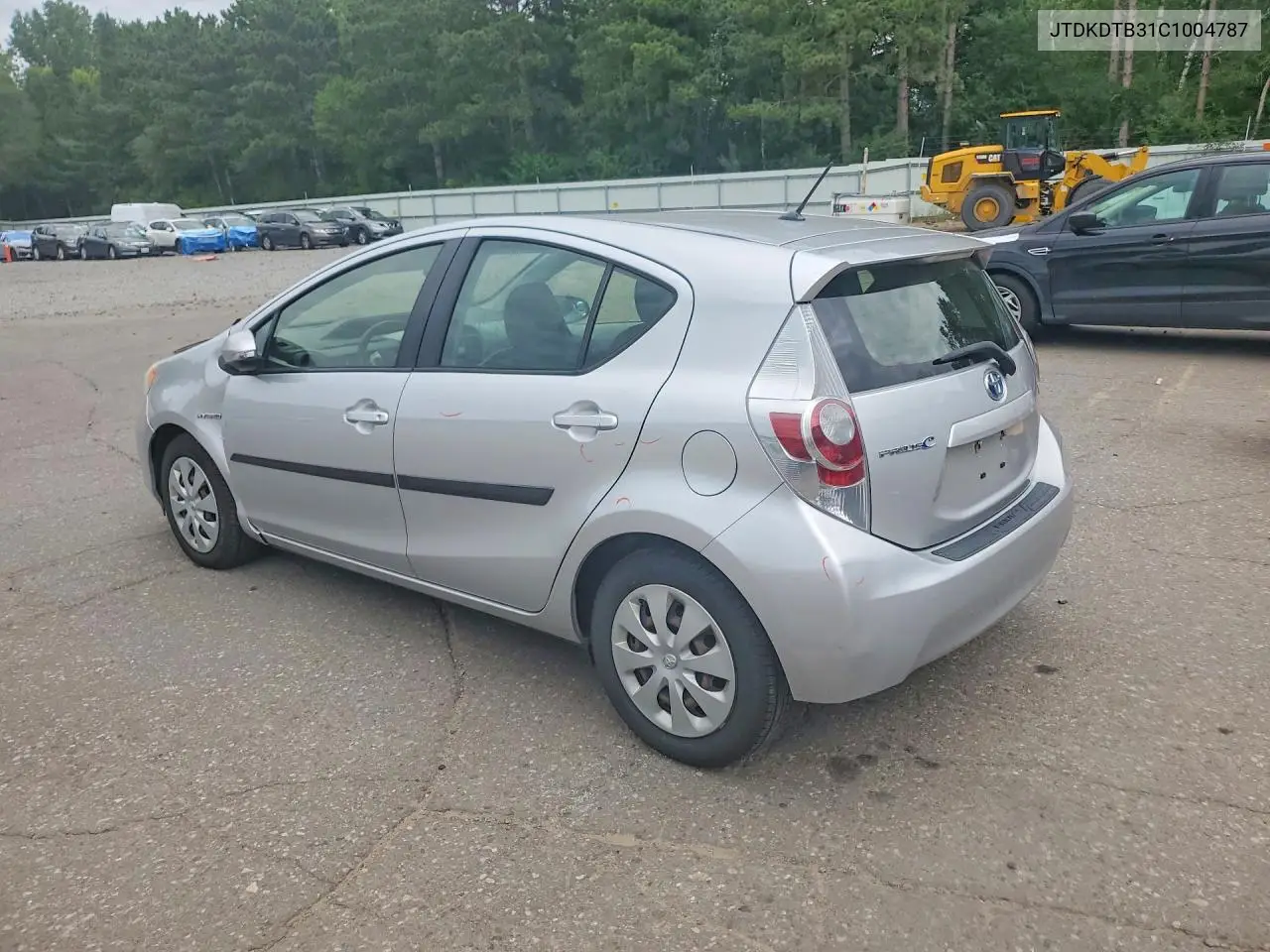 2012 Toyota Prius C Two VIN: JTDKDTB31C1004787 Lot: 61343576