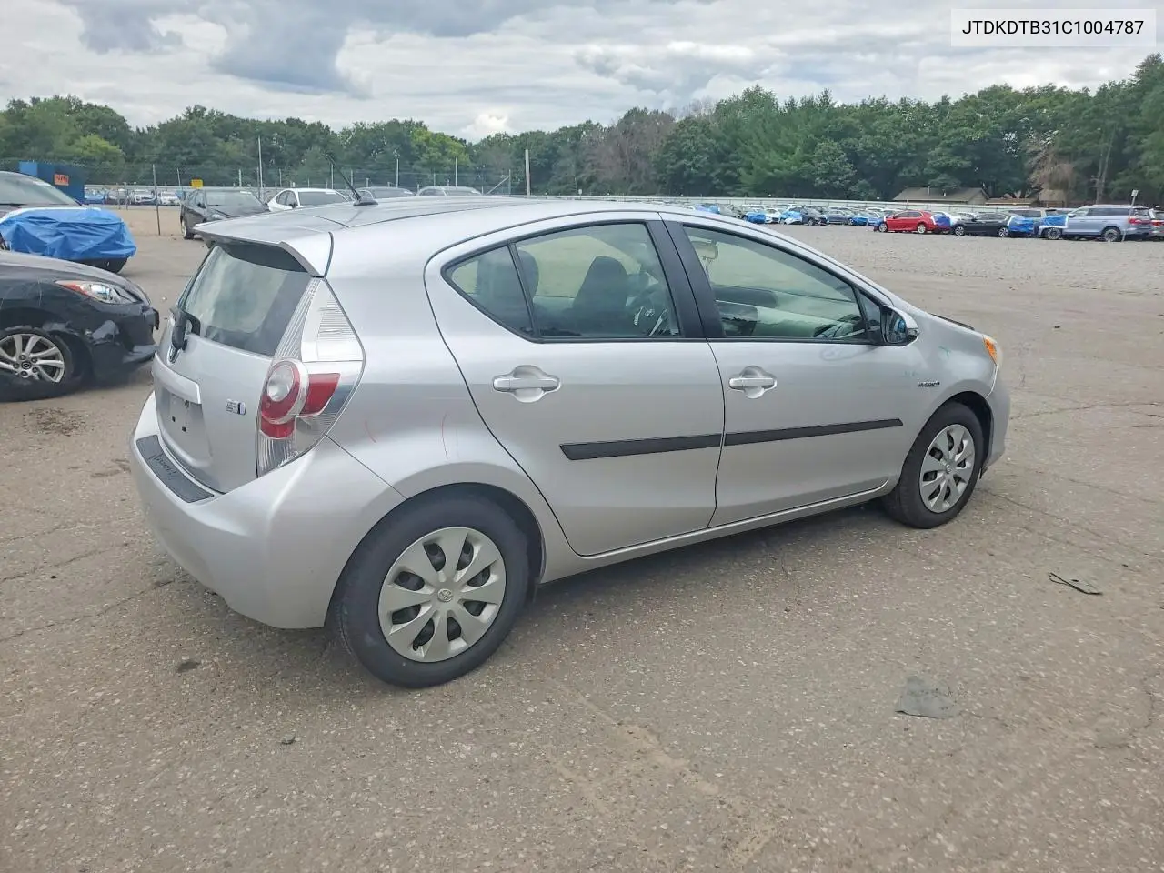 2012 Toyota Prius C Two VIN: JTDKDTB31C1004787 Lot: 61343576