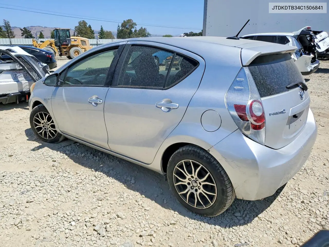 2012 Toyota Prius C Three VIN: JTDKDTB34C1506841 Lot: 61772686