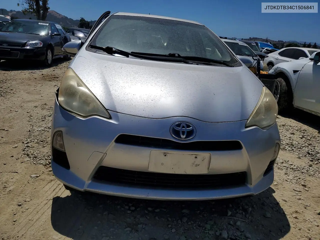 2012 Toyota Prius C Three VIN: JTDKDTB34C1506841 Lot: 61772686