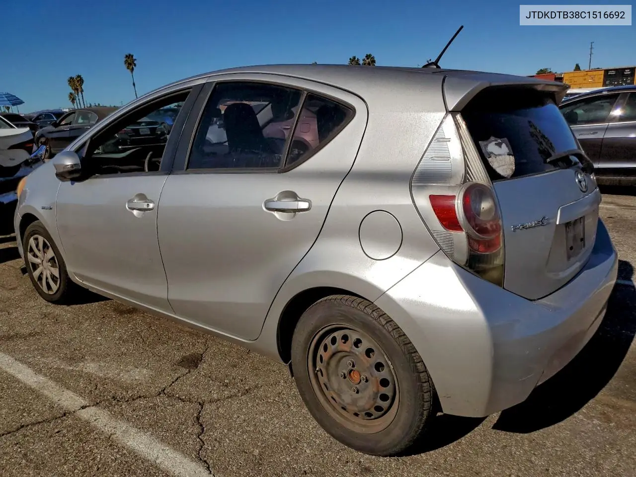 JTDKDTB38C1516692 2012 Toyota Prius C One
