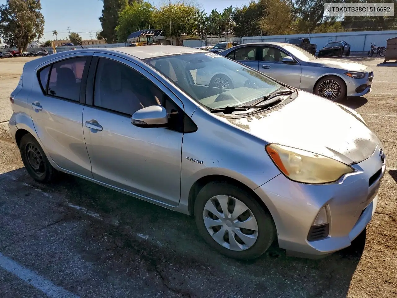 JTDKDTB38C1516692 2012 Toyota Prius C One