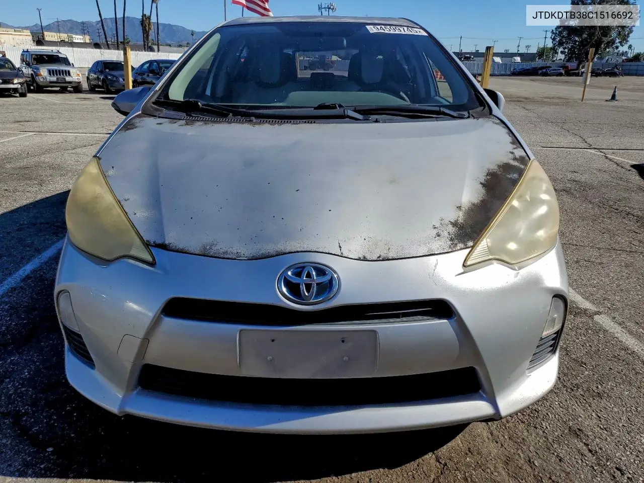 JTDKDTB38C1516692 2012 Toyota Prius C One