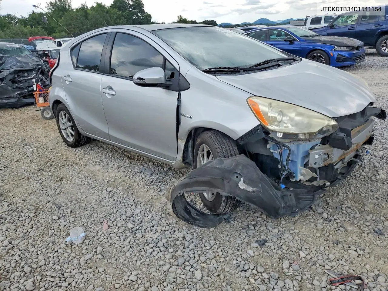 2013 Toyota Prius C Three VIN: JTDKDTB34D1541154 Lot: 60397556