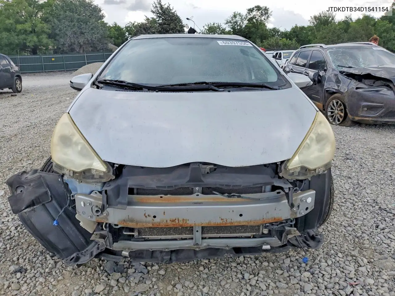 2013 Toyota Prius C Three VIN: JTDKDTB34D1541154 Lot: 60397556