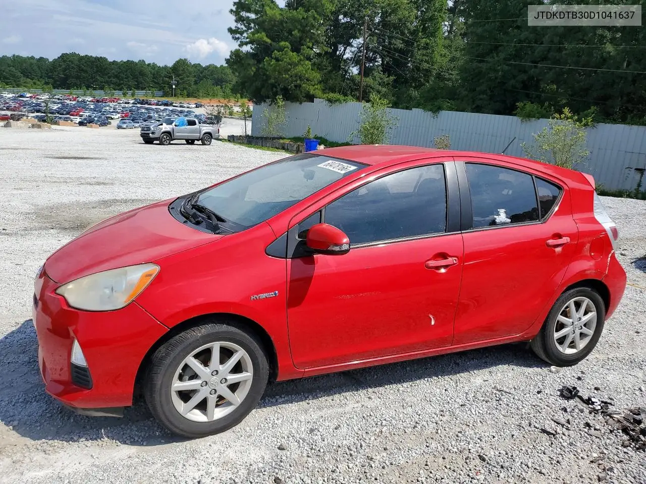 2013 Toyota Prius C Three VIN: JTDKDTB30D1041637 Lot: 60478166
