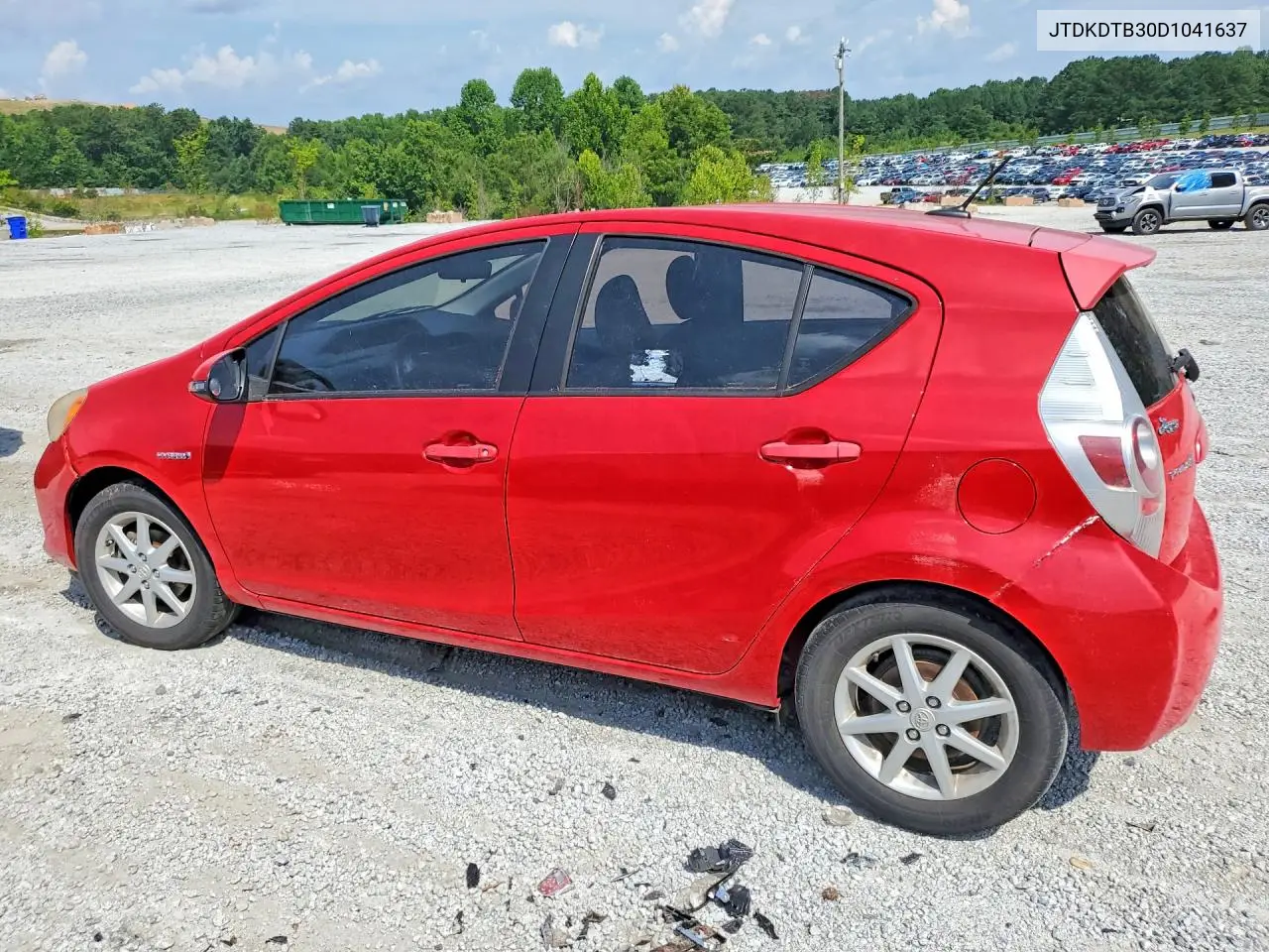 2013 Toyota Prius C Three VIN: JTDKDTB30D1041637 Lot: 60478166