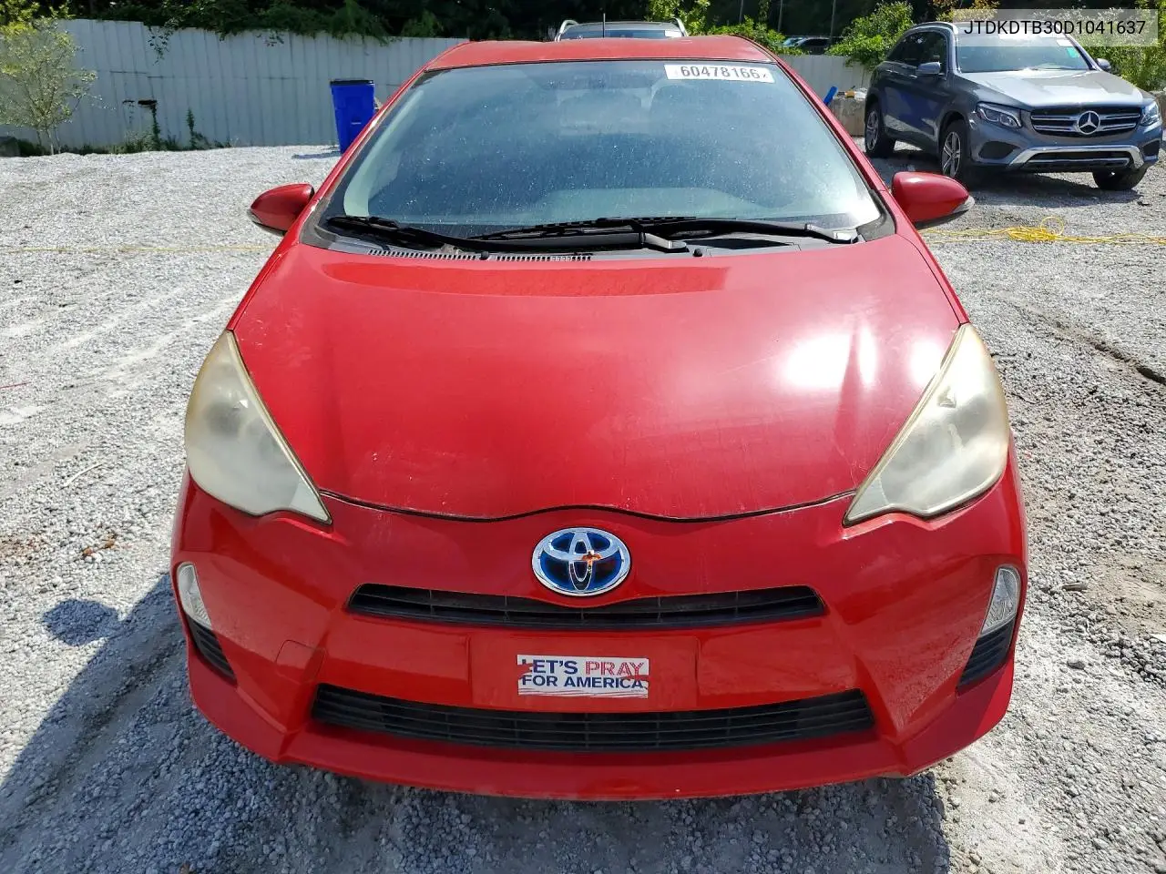 2013 Toyota Prius C Three VIN: JTDKDTB30D1041637 Lot: 60478166