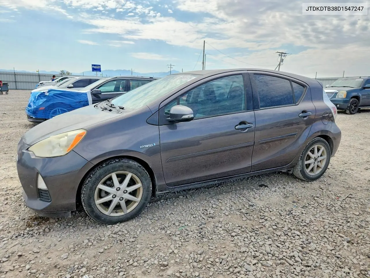 2013 Toyota Prius C Three VIN: JTDKDTB38D1547247 Lot: 60555126