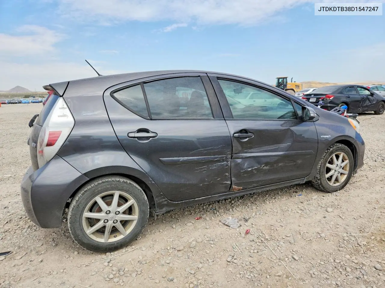 2013 Toyota Prius C Three VIN: JTDKDTB38D1547247 Lot: 60555126