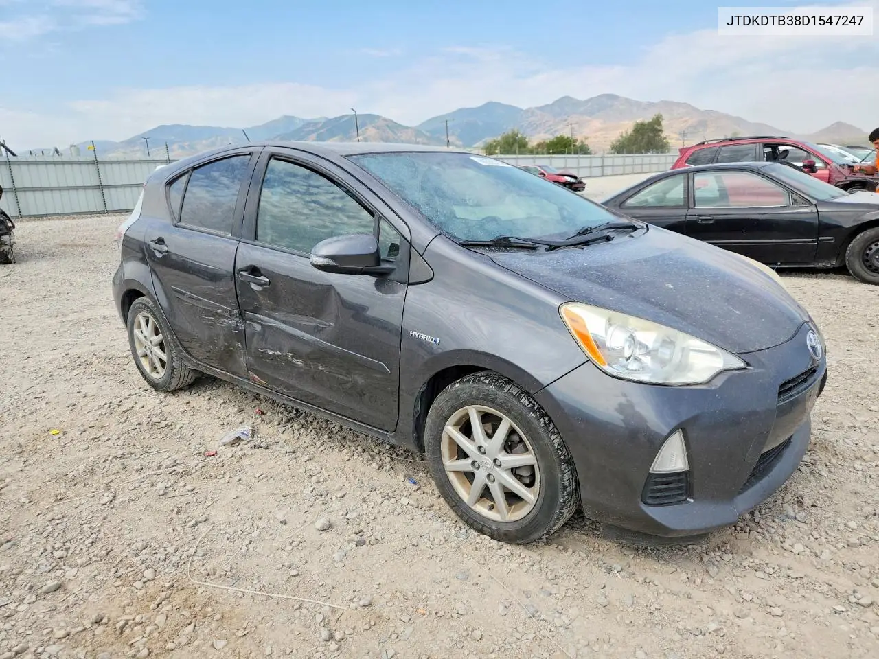 2013 Toyota Prius C Three VIN: JTDKDTB38D1547247 Lot: 60555126