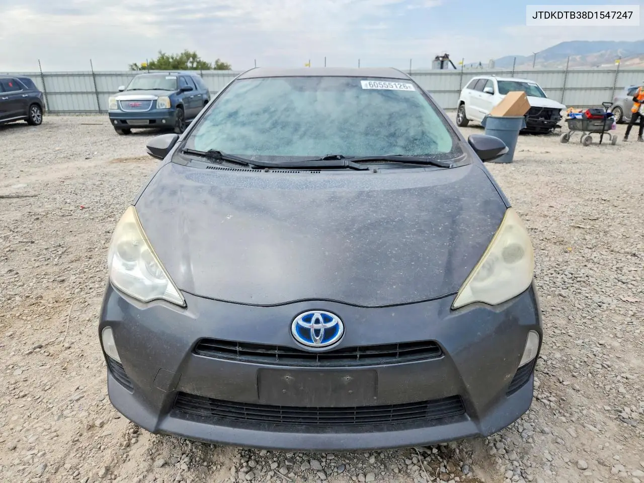 2013 Toyota Prius C Three VIN: JTDKDTB38D1547247 Lot: 60555126
