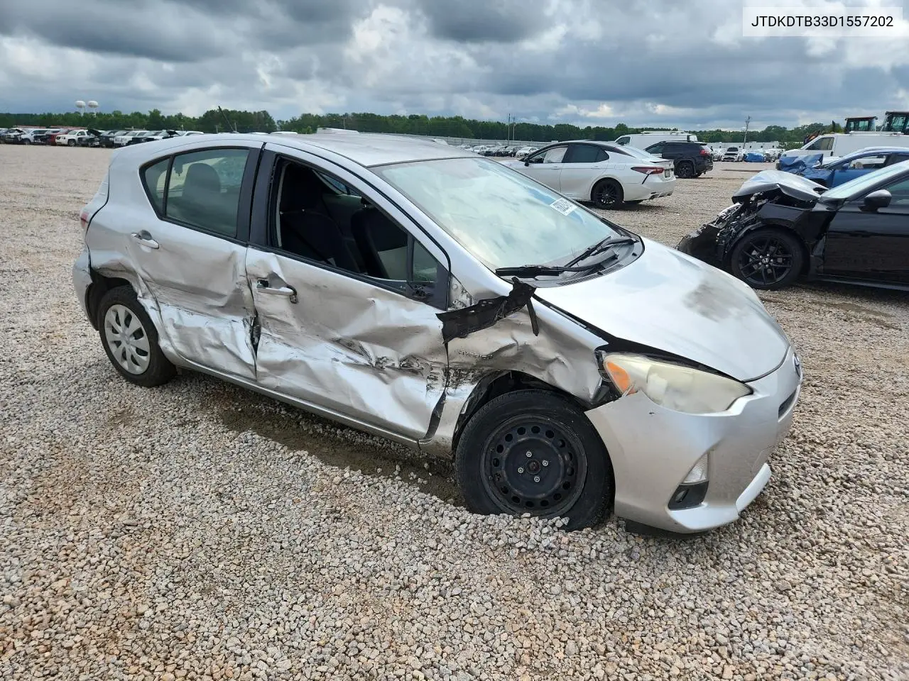 2013 Toyota Prius C Two VIN: JTDKDTB33D1557202 Lot: 60829486
