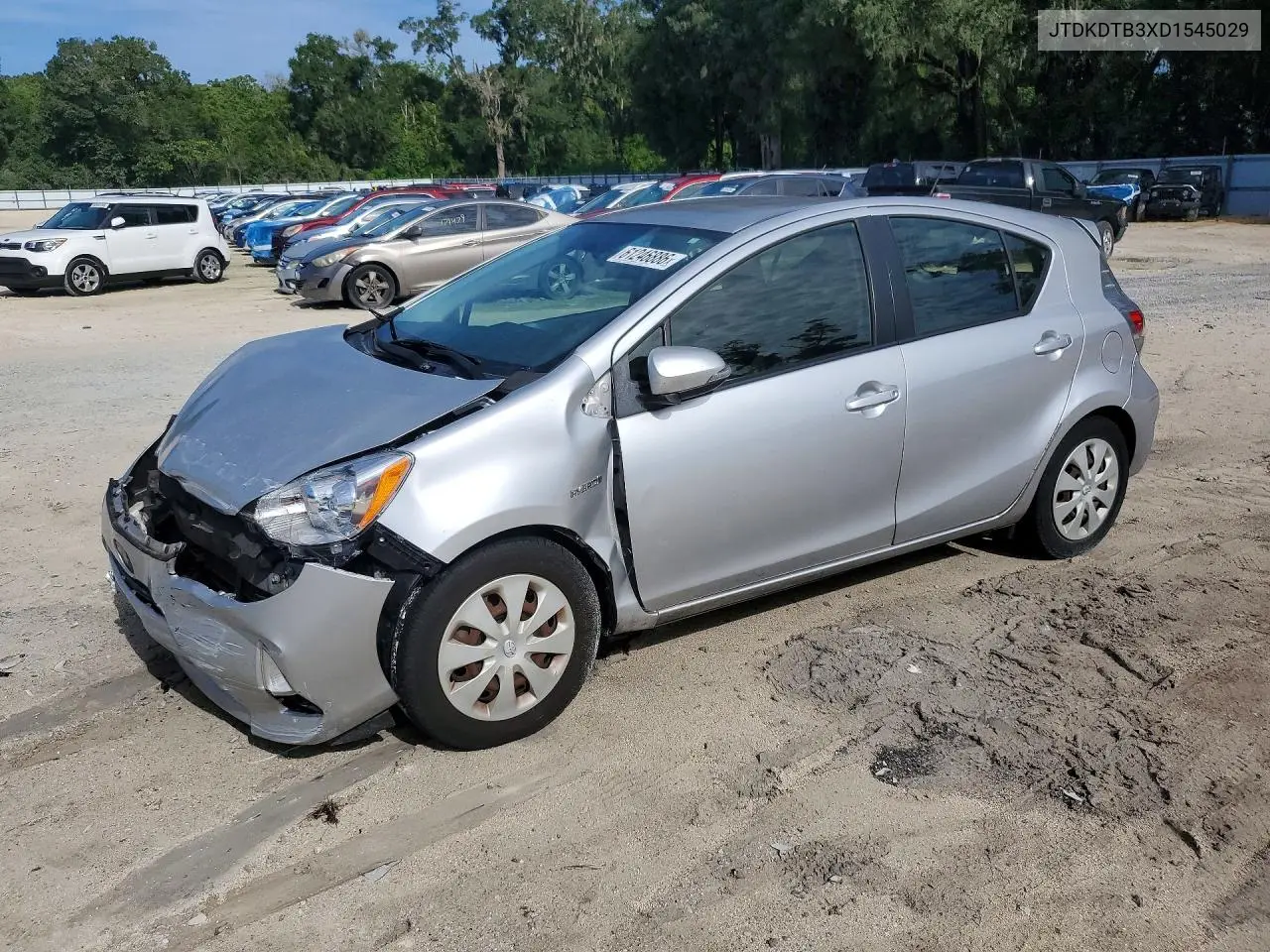 2013 Toyota Prius C Two VIN: JTDKDTB3XD1545029 Lot: 61246886