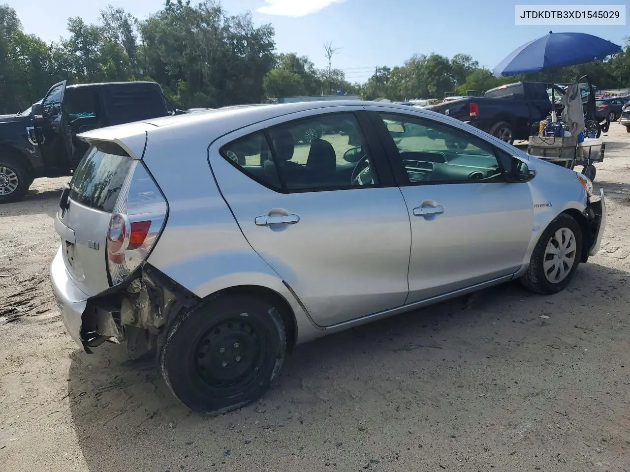 2013 Toyota Prius C Two VIN: JTDKDTB3XD1545029 Lot: 61246886