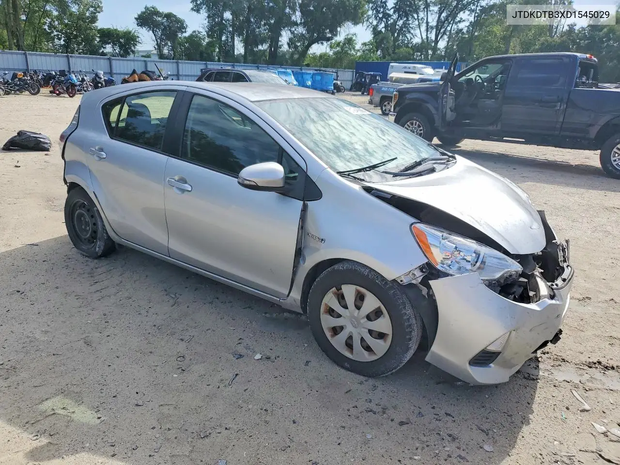 2013 Toyota Prius C Two VIN: JTDKDTB3XD1545029 Lot: 61246886