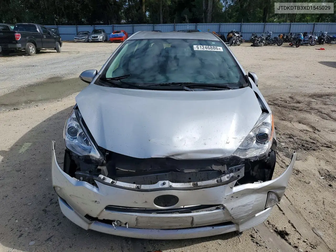 2013 Toyota Prius C Two VIN: JTDKDTB3XD1545029 Lot: 61246886