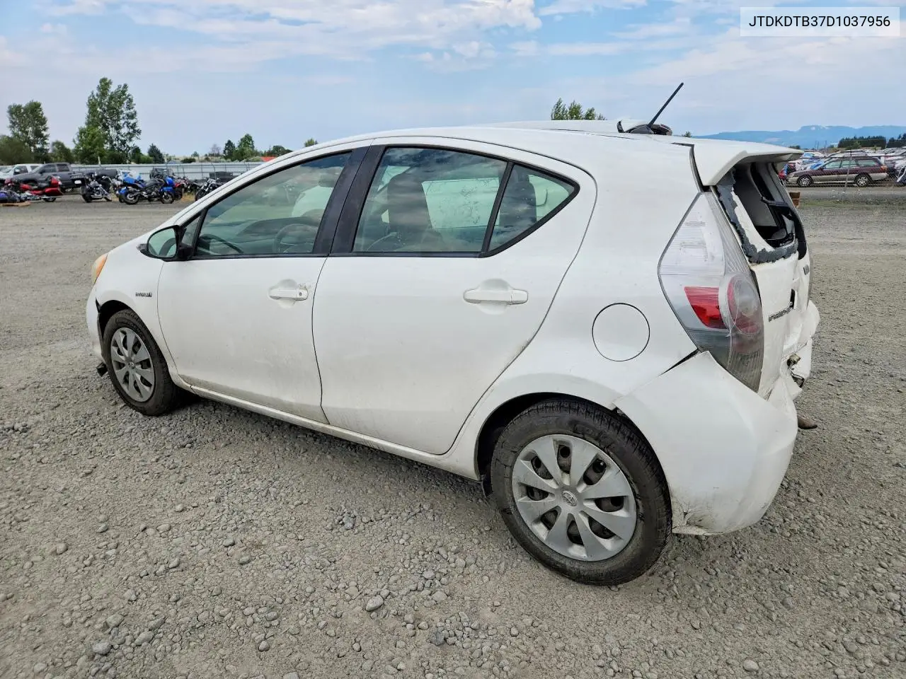 2013 Toyota Prius C One VIN: JTDKDTB37D1037956 Lot: 61674626