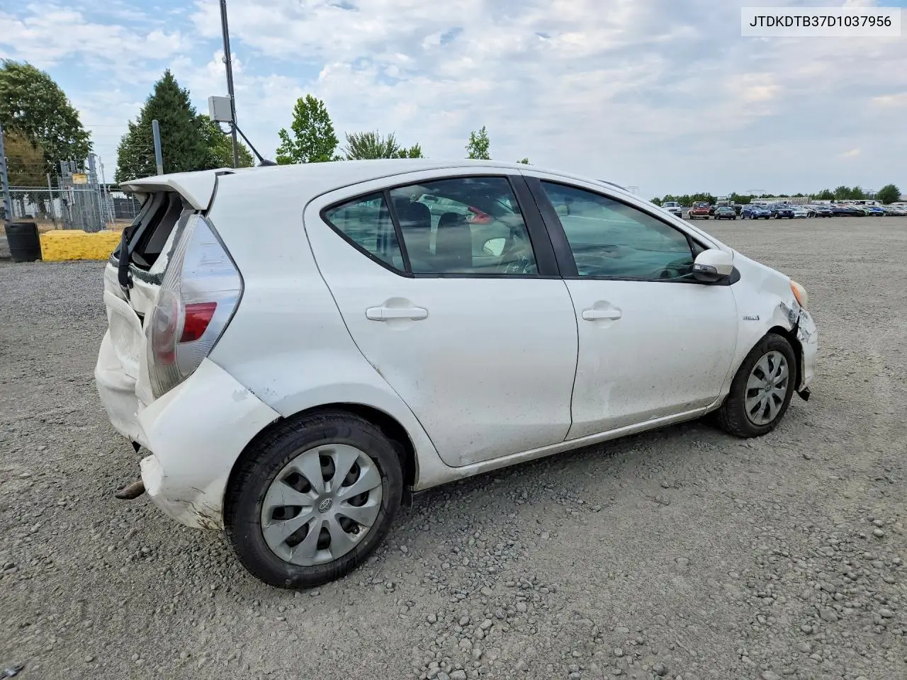 2013 Toyota Prius C One VIN: JTDKDTB37D1037956 Lot: 61674626