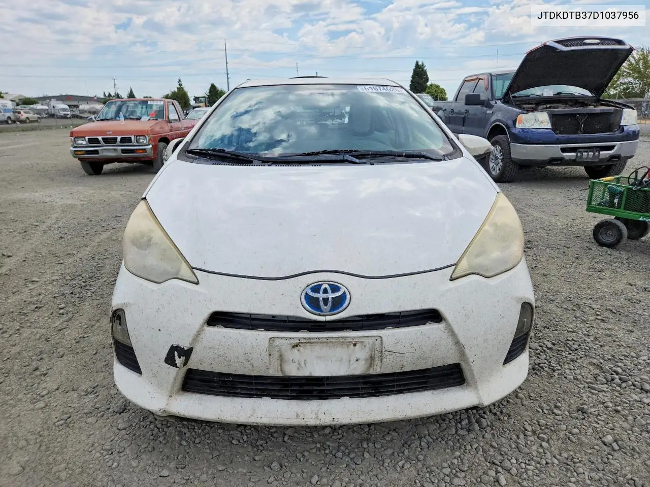 2013 Toyota Prius C One VIN: JTDKDTB37D1037956 Lot: 61674626