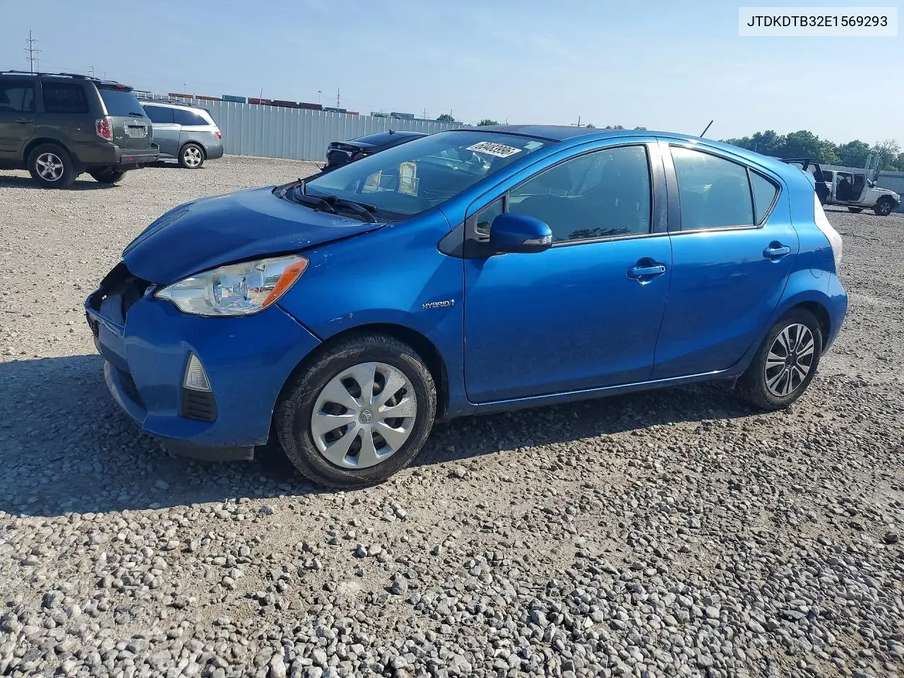 2014 Toyota Prius C Two VIN: JTDKDTB32E1569293 Lot: 60483996