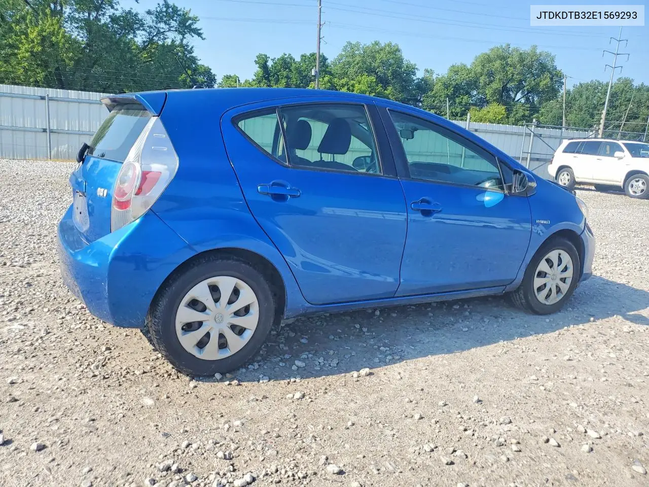 2014 Toyota Prius C Two VIN: JTDKDTB32E1569293 Lot: 60483996