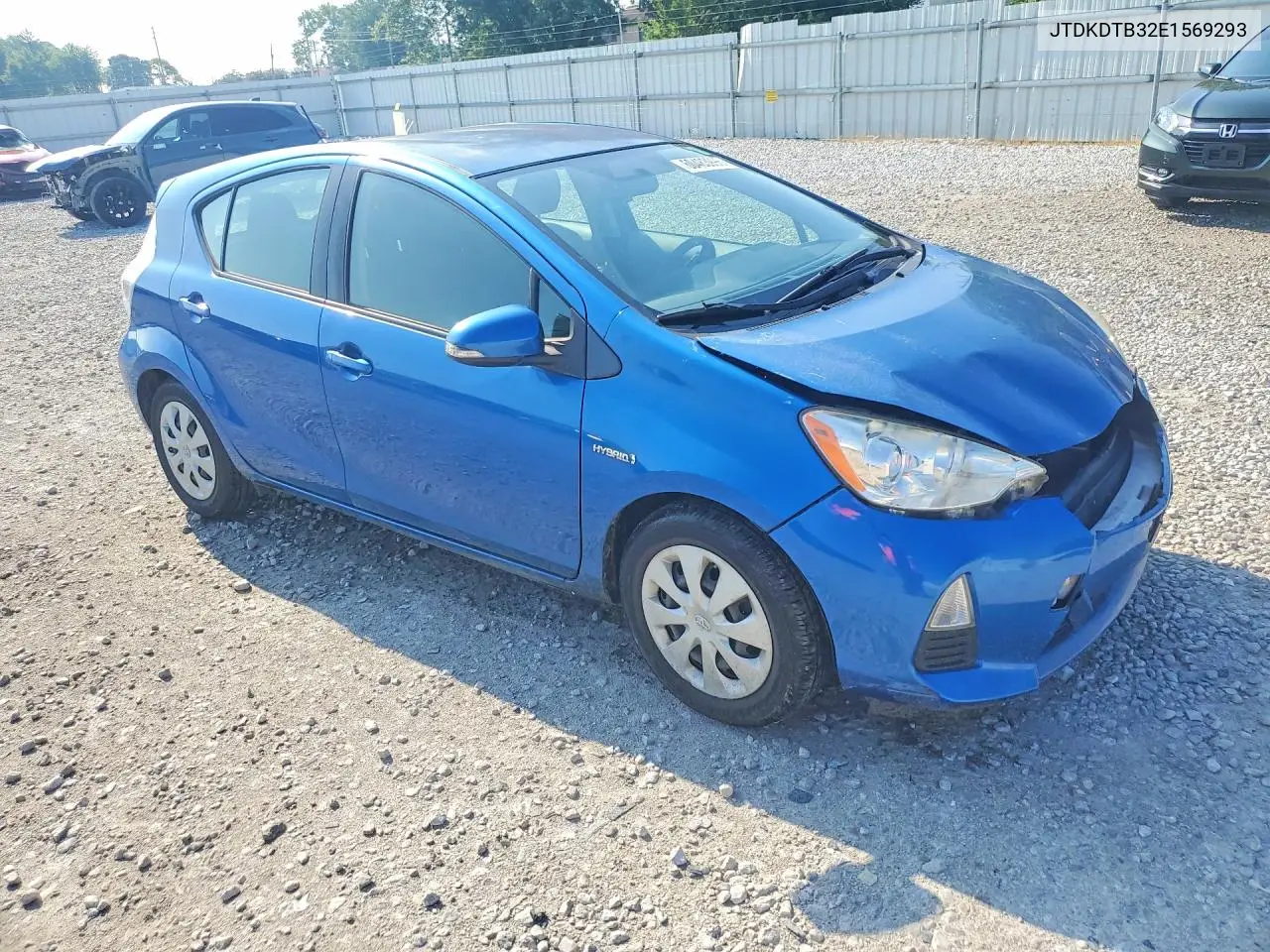 2014 Toyota Prius C Two VIN: JTDKDTB32E1569293 Lot: 60483996