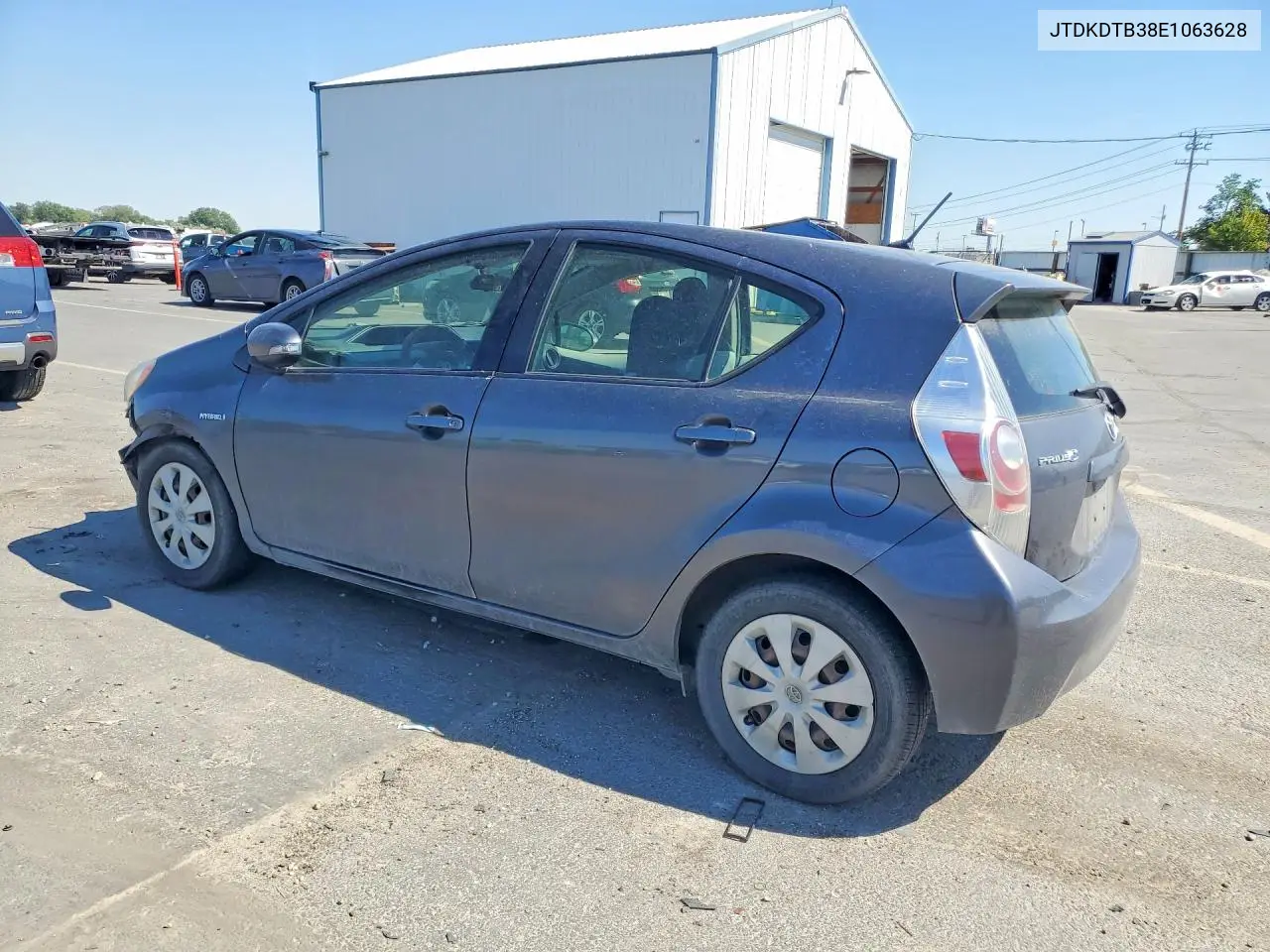 2014 Toyota Prius C One VIN: JTDKDTB38E1063628 Lot: 60518226