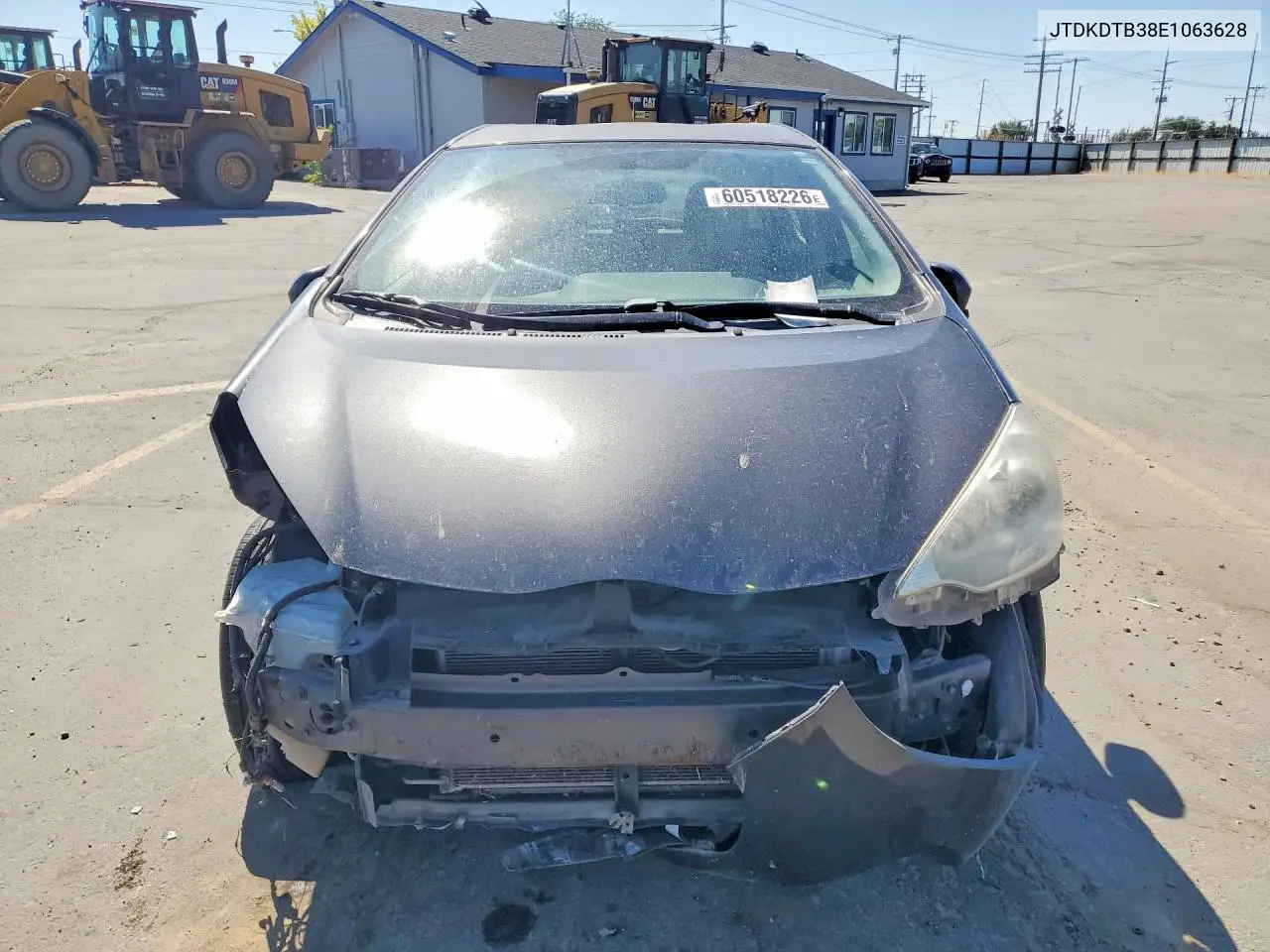 2014 Toyota Prius C One VIN: JTDKDTB38E1063628 Lot: 60518226
