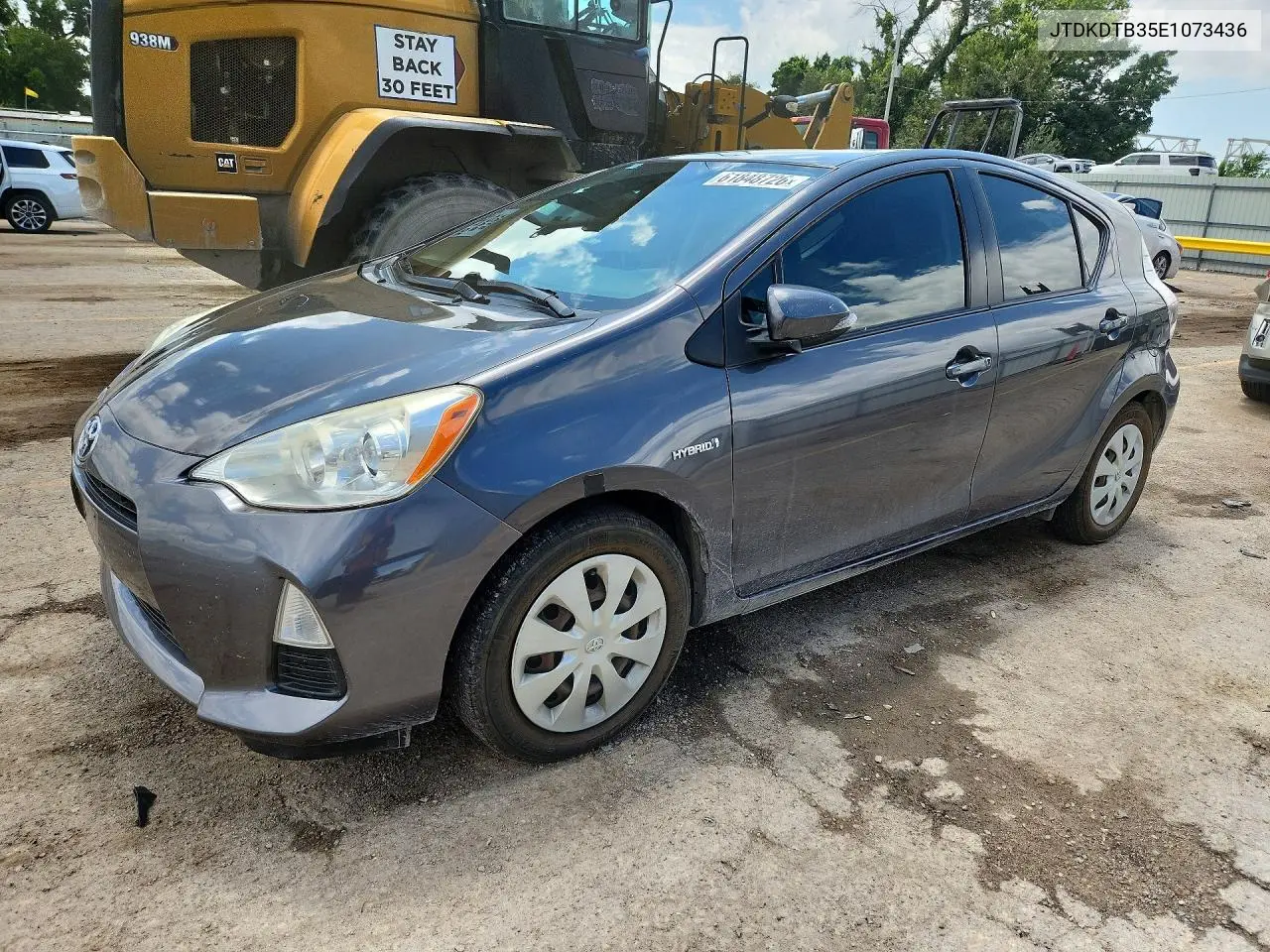 2014 Toyota Prius C Three VIN: JTDKDTB35E1073436 Lot: 61848726