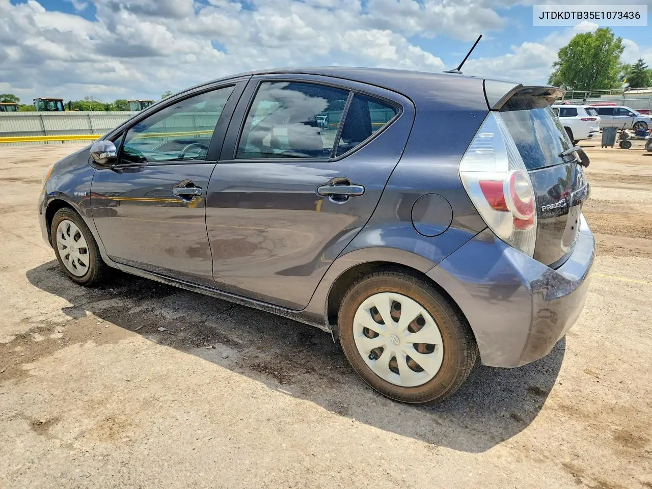 2014 Toyota Prius C Three VIN: JTDKDTB35E1073436 Lot: 61848726