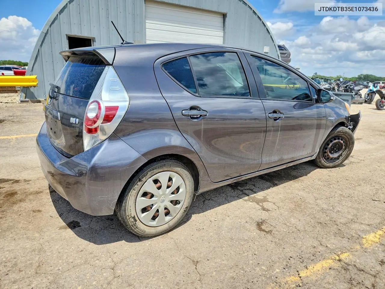 2014 Toyota Prius C Three VIN: JTDKDTB35E1073436 Lot: 61848726