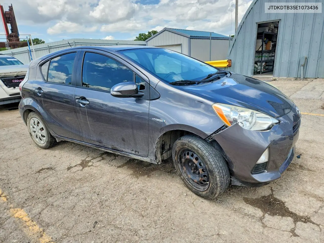 2014 Toyota Prius C Three VIN: JTDKDTB35E1073436 Lot: 61848726