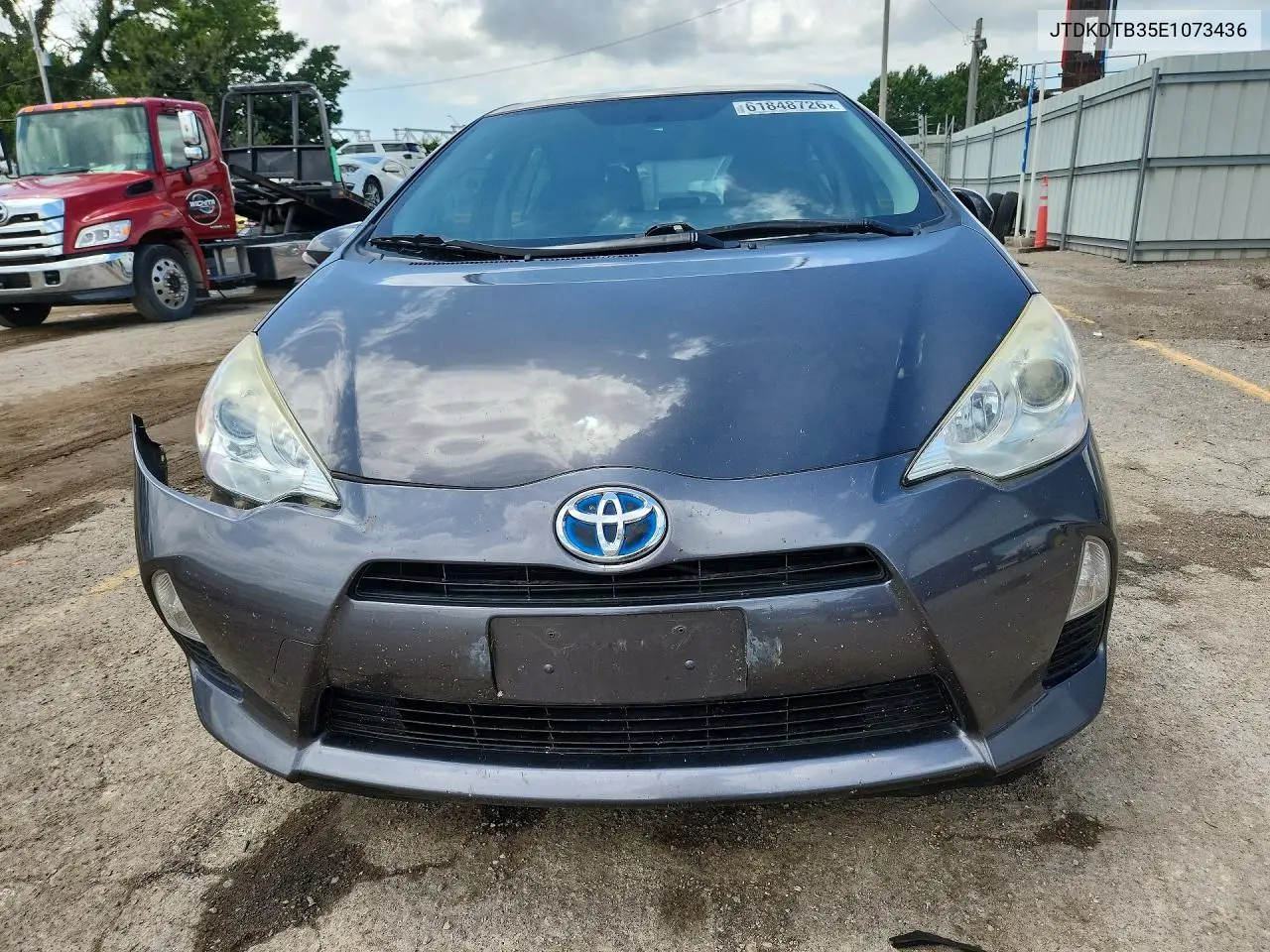 2014 Toyota Prius C Three VIN: JTDKDTB35E1073436 Lot: 61848726