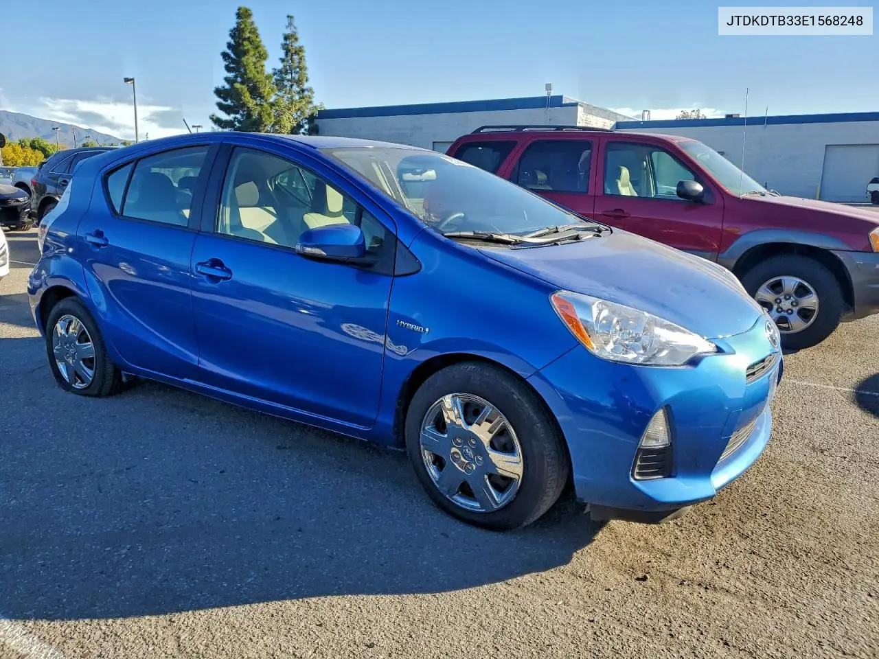 JTDKDTB33E1568248 2014 Toyota Prius C