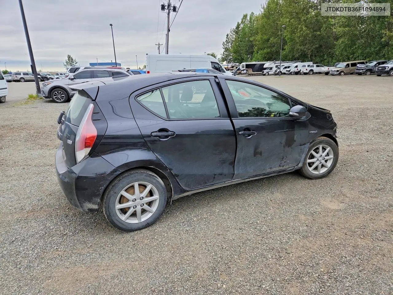 2015 Toyota Prius C Four VIN: JTDKDTB36F1094894 Lot: 60279736