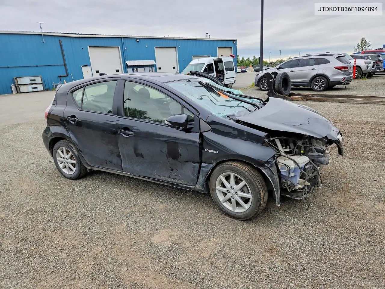 2015 Toyota Prius C Four VIN: JTDKDTB36F1094894 Lot: 60279736