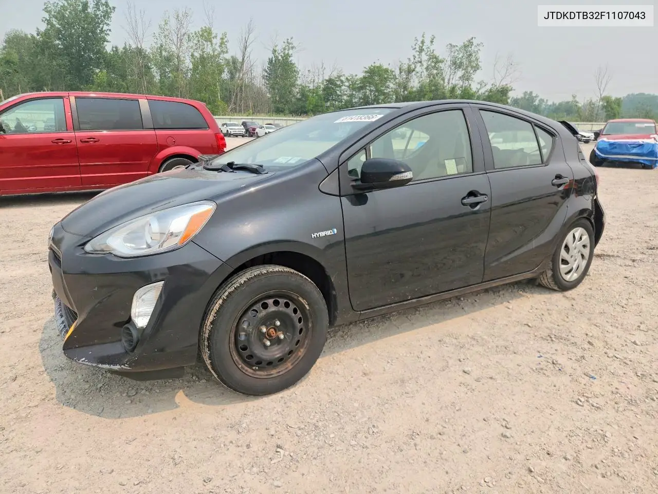 2015 Toyota Prius C One VIN: JTDKDTB32F1107043 Lot: 61418366