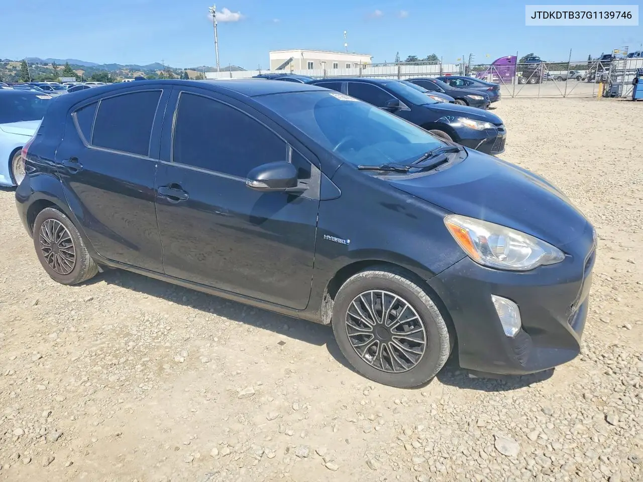2016 Toyota Prius C Three VIN: JTDKDTB37G1139746 Lot: 51168786