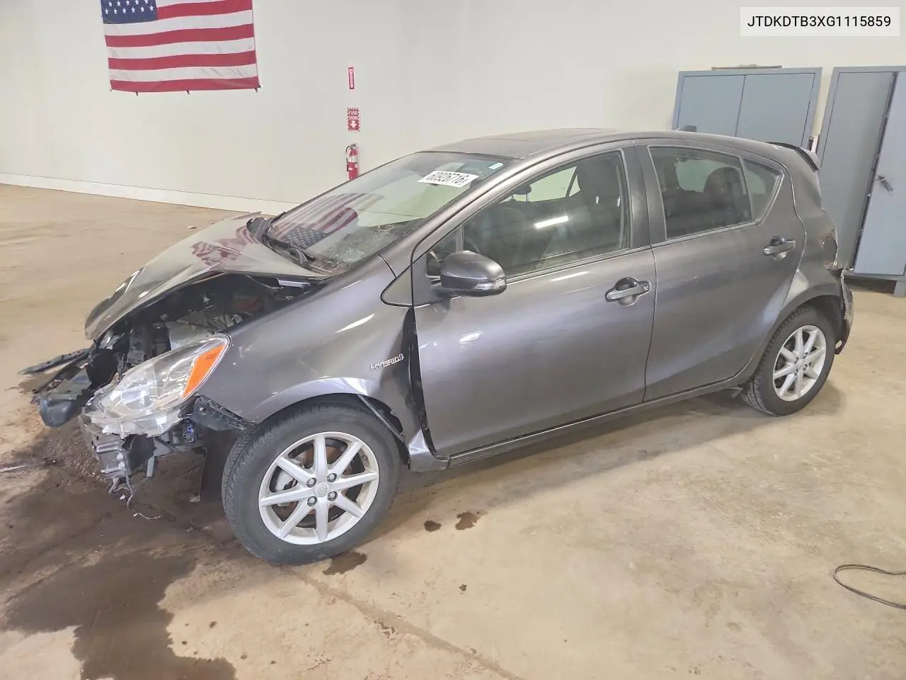 2016 Toyota Prius C Four VIN: JTDKDTB3XG1115859 Lot: 60926716