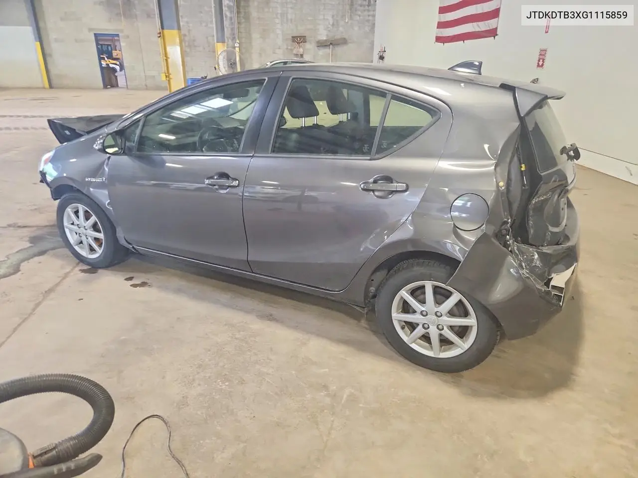 2016 Toyota Prius C Four VIN: JTDKDTB3XG1115859 Lot: 60926716