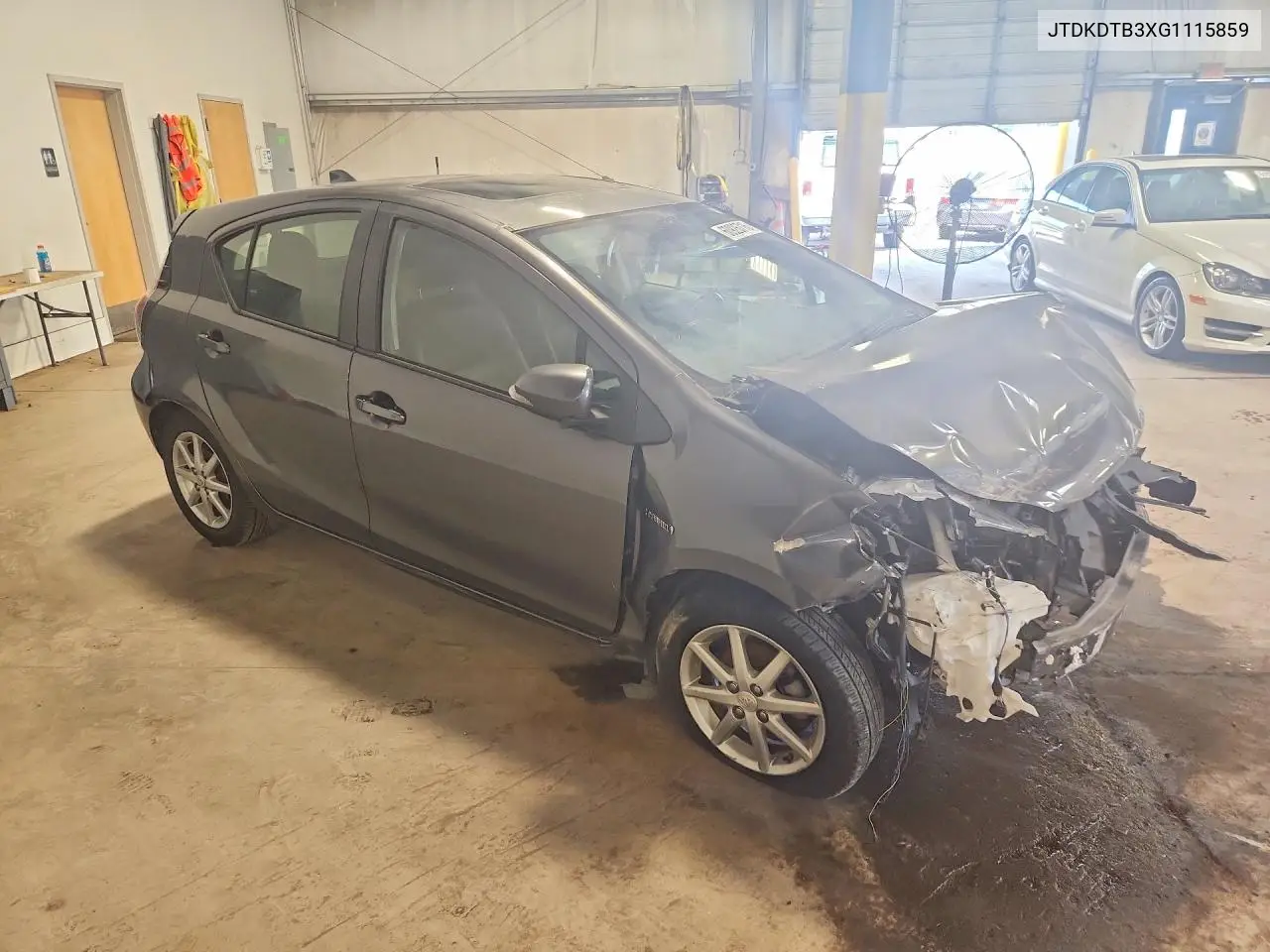 2016 Toyota Prius C Four VIN: JTDKDTB3XG1115859 Lot: 60926716