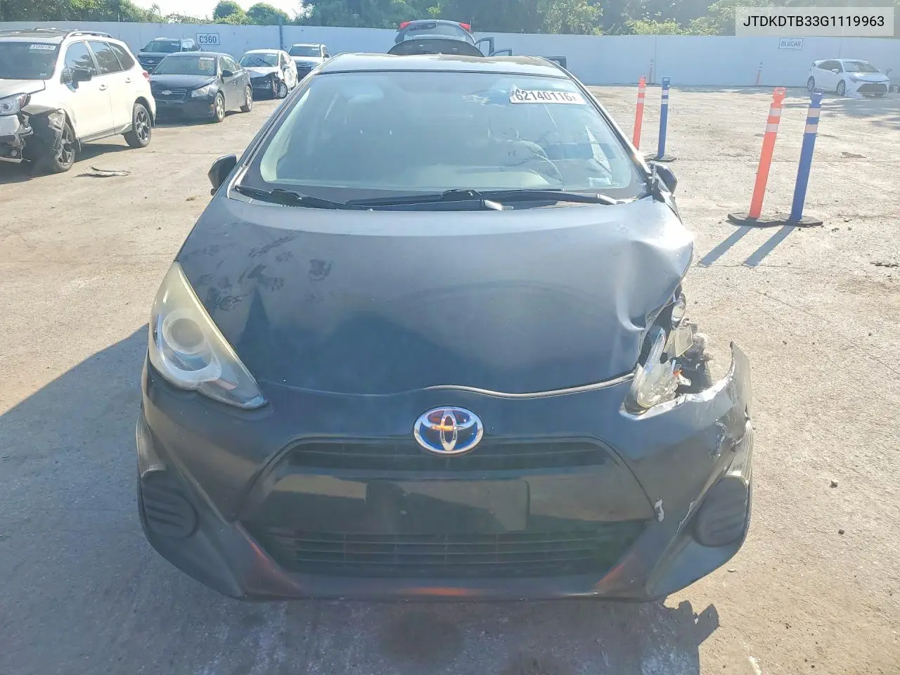 2016 Toyota Prius C Two VIN: JTDKDTB33G1119963 Lot: 62140116