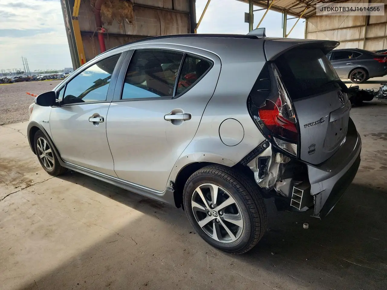 2018 Toyota Prius C One VIN: JTDKDTB34J1614566 Lot: 61163346