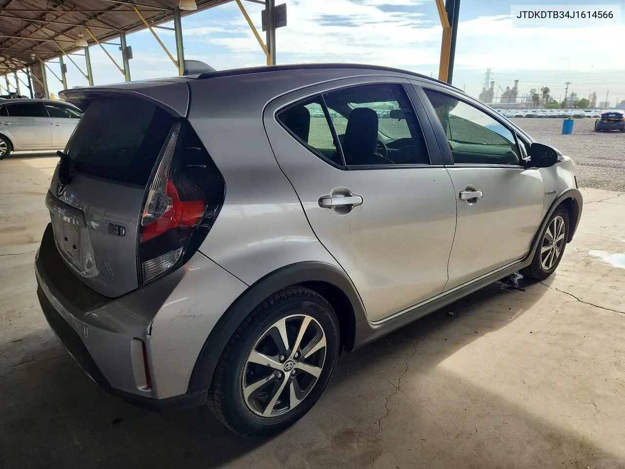 2018 Toyota Prius C One VIN: JTDKDTB34J1614566 Lot: 61163346