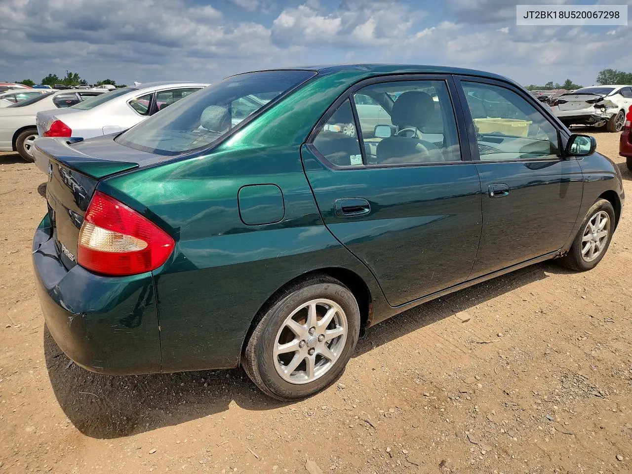 2002 Toyota Prius Base VIN: JT2BK18U520067298 Lot: 61585986