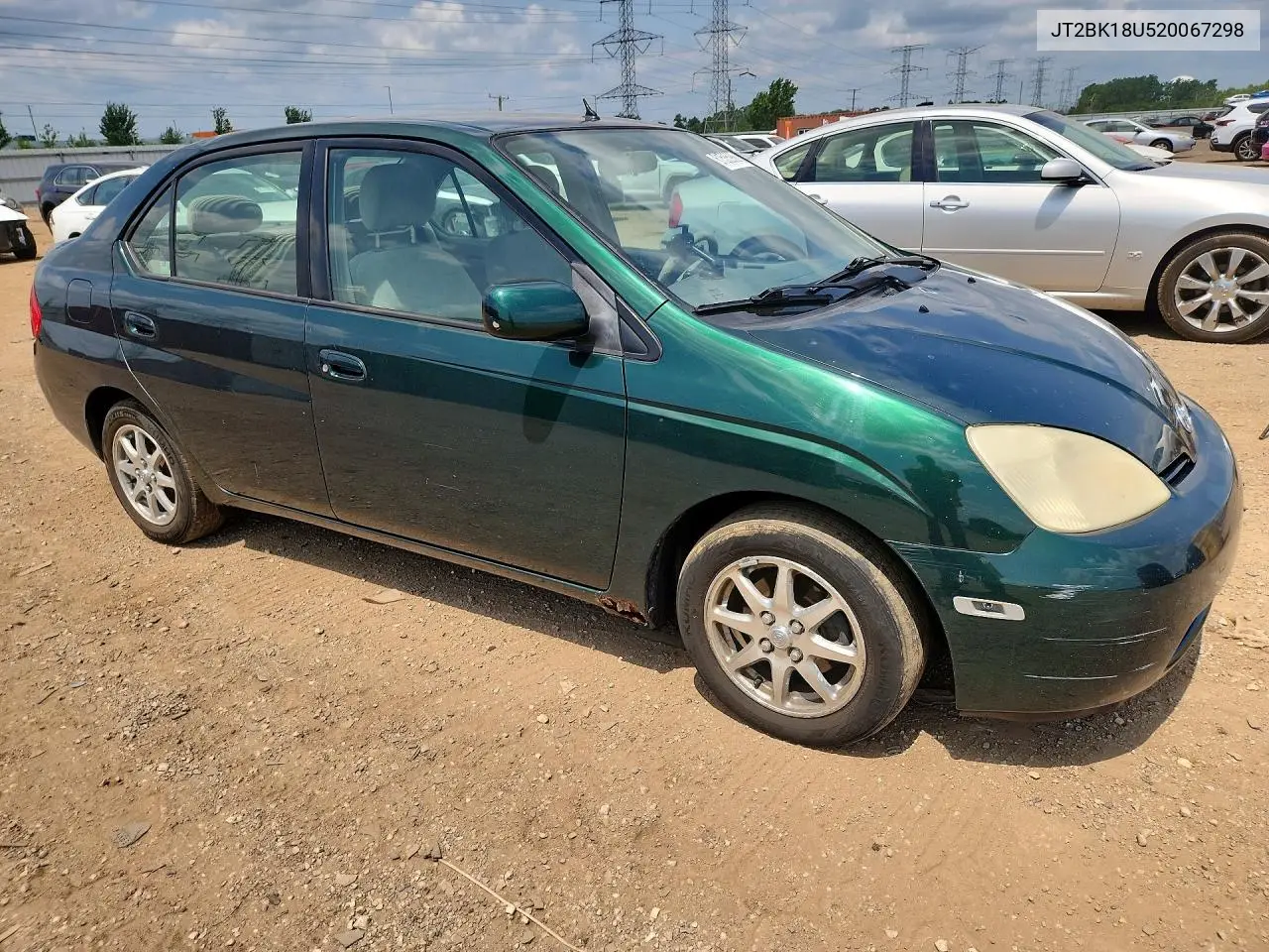 2002 Toyota Prius Base VIN: JT2BK18U520067298 Lot: 61585986